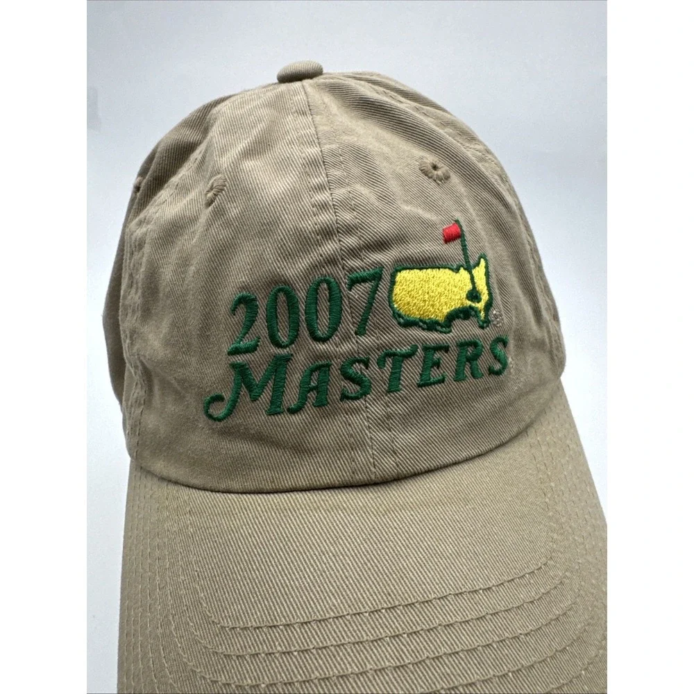Masters Hat Cap Strap Back Mens One Size Golf American Needle 2007 Golf Major